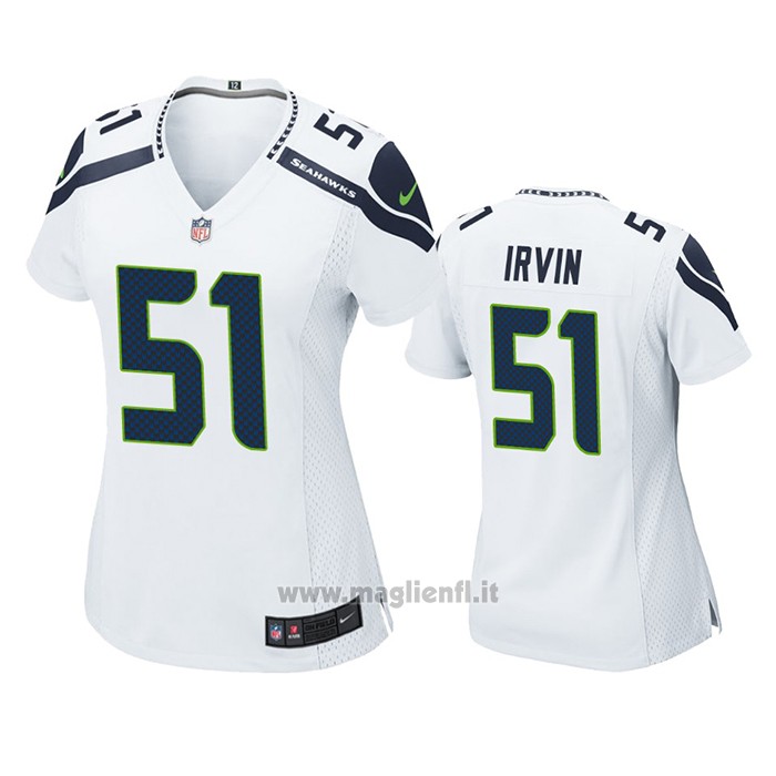 Maglia NFL Game Donna Seattle Seahawks Bruce Irvin Bianco